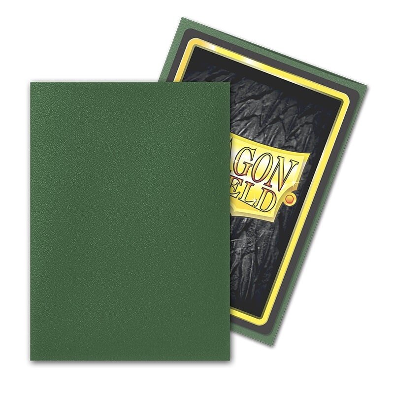 Dragon Shield - Standard Sleeves Matte (100 Sleeves) Forest Green