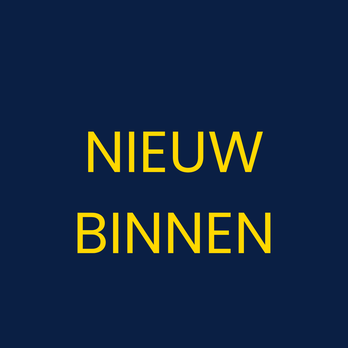 Nieuw binnen!!