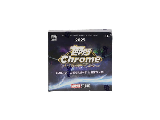 Marvel Studios Chrome Sapphire Edition Hobby Box