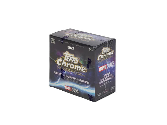 Marvel Studios Chrome Sapphire Edition Hobby Box