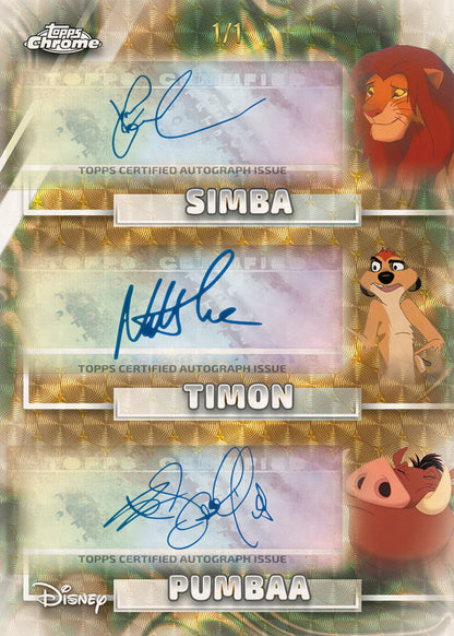 Topps Chrome® Disney 2026 - Mega Box