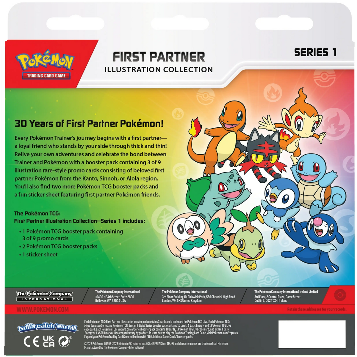 Pokemon: First Partner Booster Collection Series 1