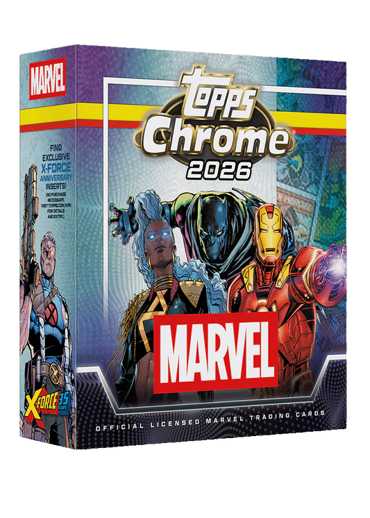Topps Marvel Comics Chrome 2026 Mega box