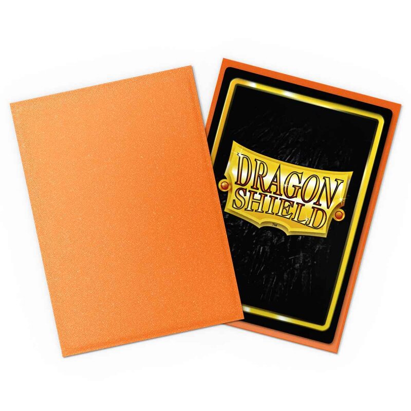 Dragon Shield - Standard Sleeves Matte (100 Sleeves) - Amber