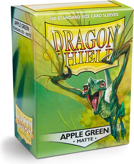 Dragon Shield - Standard Sleeves Matte (100 Sleeves) - Apple Green