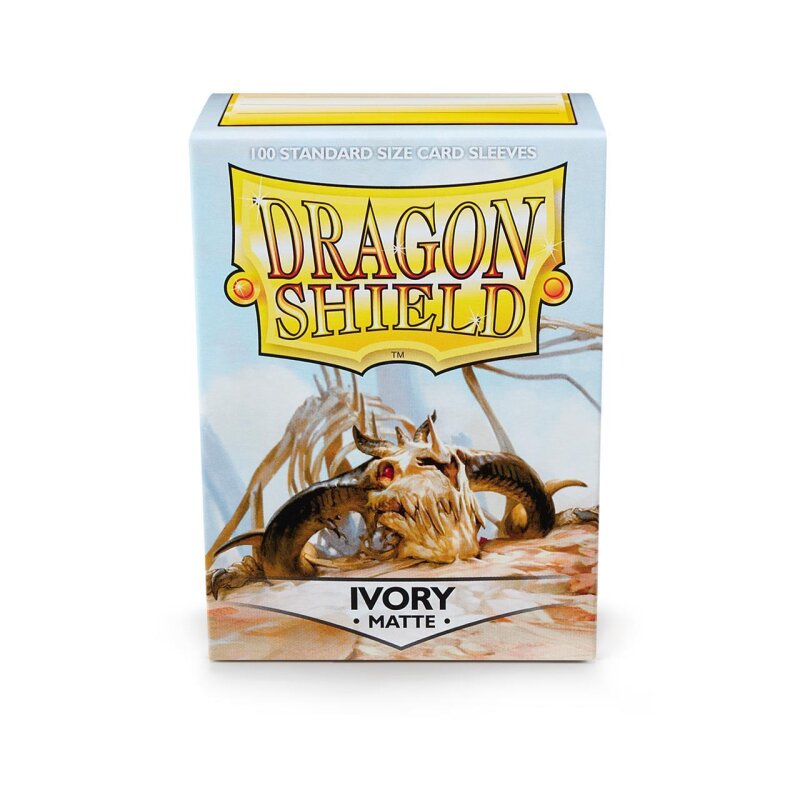 Dragon Shield - Standard Sleeves Matte (100 Sleeves) Ivory